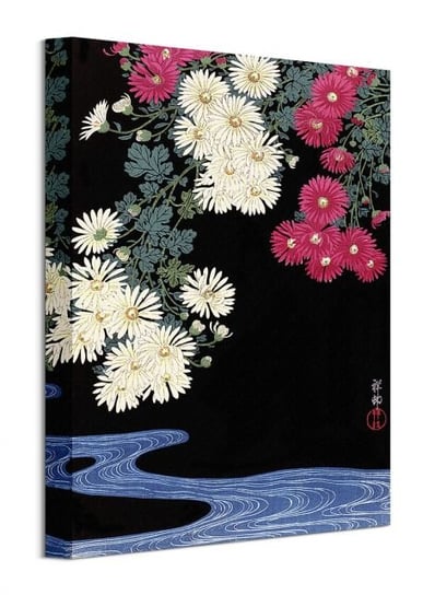 Chrysanthemum and Running Water - obraz na płótnie Art Group