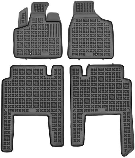 Chrysler  Grand Voyager V  VAN Dywaniki gumowe REZAW  od 2005-2011r. 203701A + mocowania MAX-DYWANIK Rezaw-Plast