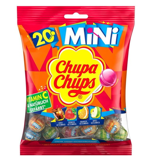Chupa Chups Lizaki Mini z Witaminą C 20 szt. Chupa Chups CHUPA CHUPS