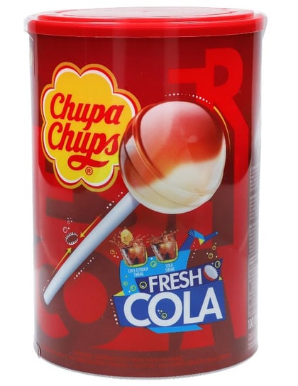 Chupa Chups, lizaki o smaku Fresh Cola, 100 sztuk Nestle
