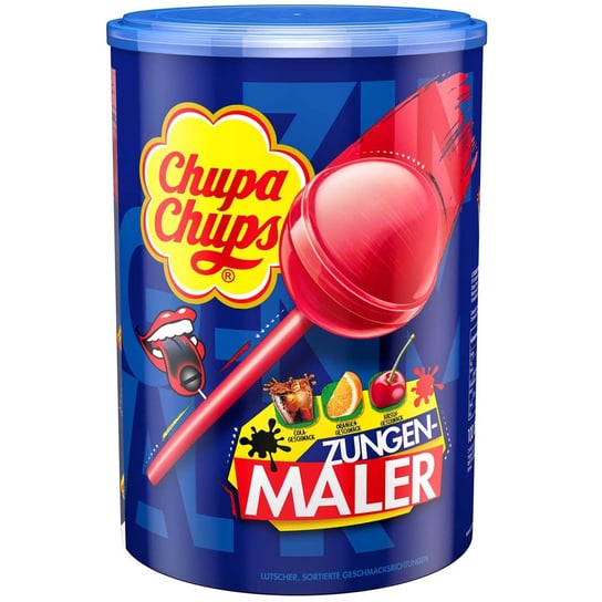 Chupa Chups, lizaki owocowe barwiące język, 100 sztuk Nestle