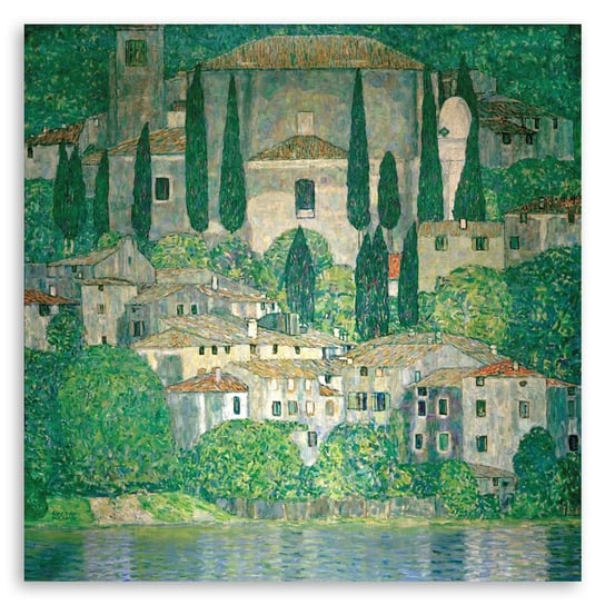 Church In Cassone - Gustav Klimt 50x50 Legendarte