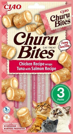 Churu Bites Chicken Tuna With Salmon 30g, przysmak dla kota Inaba Foods