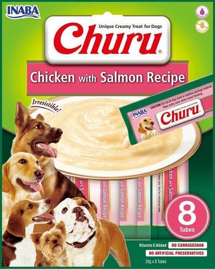 Churu Creamy Chicken Salmon 160g, kremowy przysmak dla psa Inaba Foods