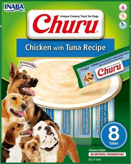Churu Creamy Chicken Tuna 160g, kremowy przysmak dla psa Inaba Foods