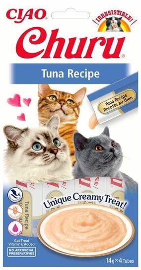 Churu Creamy Tuna 56g Kremowy Przysmak Dla Kota Z Tuńczykiem Inaba Foods