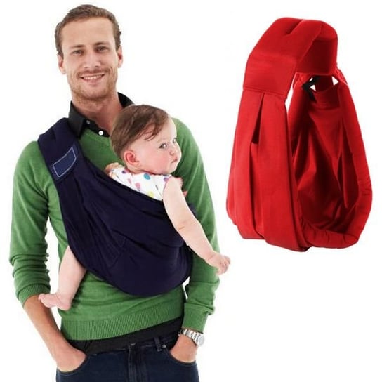 Chusta ergonomiczna do noszenia dziecka- czerwona Hedo
