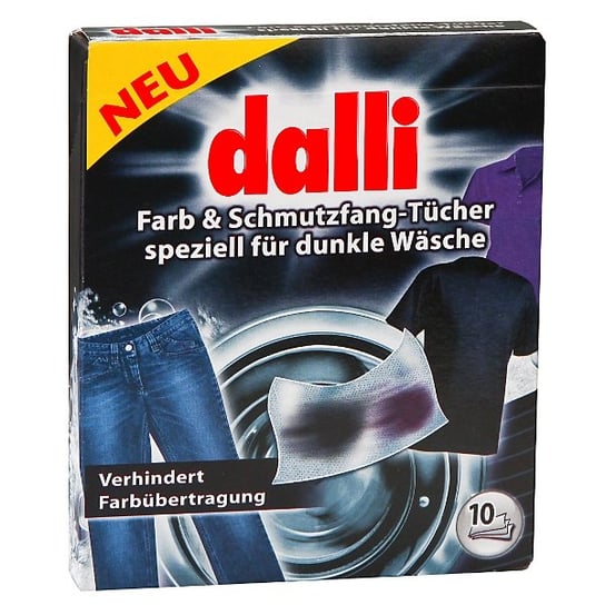 Chusteczki absorbujące barwniki i brud podczas prania DALLI, 10 szt. Dalli-Werke