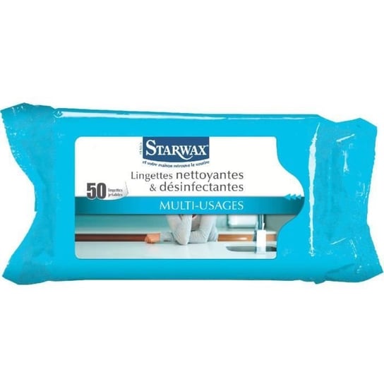 Chusteczki czyszcząco-dezynfekujące nasączone Starwax - 50 sztuk Inny producent