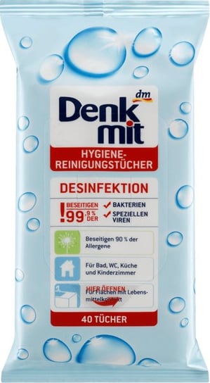 Chusteczki do dezynfekcji DENKMIT, 40 szt. Denkmit