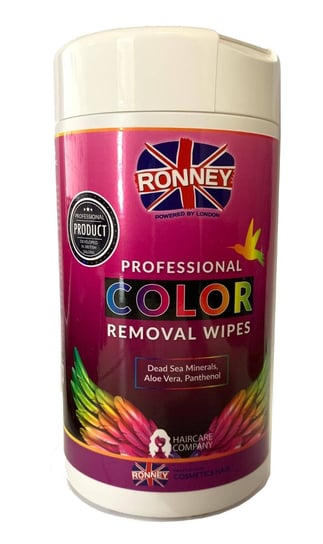 Chusteczki do usuwania plam po farbowaniu Ronney Color Removal Wipes 100 szt. Ronney