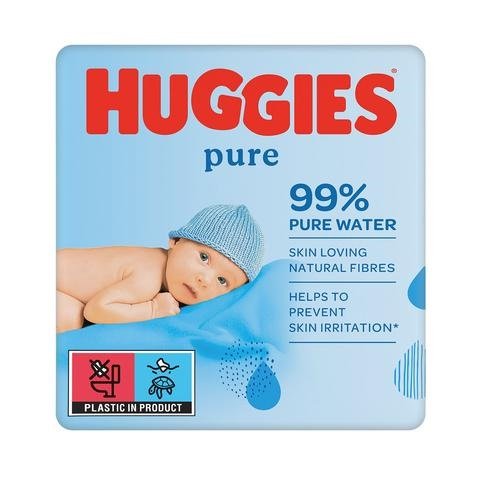 Chusteczki nawilżane HUGGIES dla dzieci Pure Triplo 168 szt Huggies