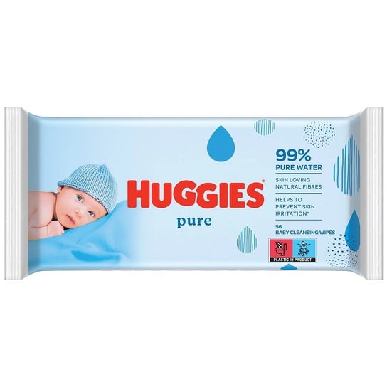 Chusteczki nawilżane HUGGIES Pure 56 szt Huggies