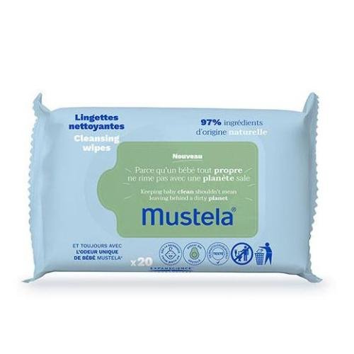 Chusteczki Nawilżane Mustela 1 X 20 Szt. Mustela