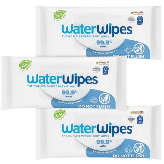 Chusteczki nawilżane WaterWipes Bio 180 sztuk Water Wipes