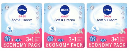 Chusteczki Nivea Baby Soft Cream 12X63 Szt. Nivea