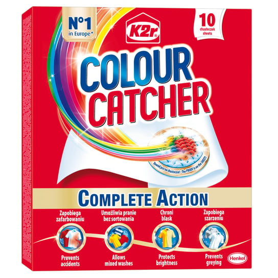 Chusteczki zapobiegające farbowaniu Colour Catcher K2R, 10 szt. Henkel