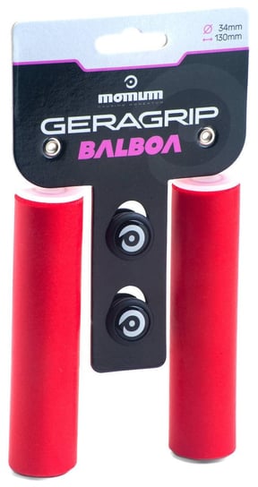 Chwyty Geragrip Balboa 34 mm - Czerwony Momum