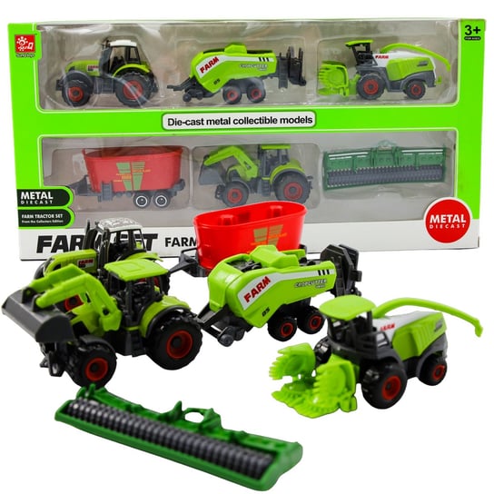 Ciągnik Traktor Maszyny Rolnicze 6W1 Zestaw Farmera Norimpex