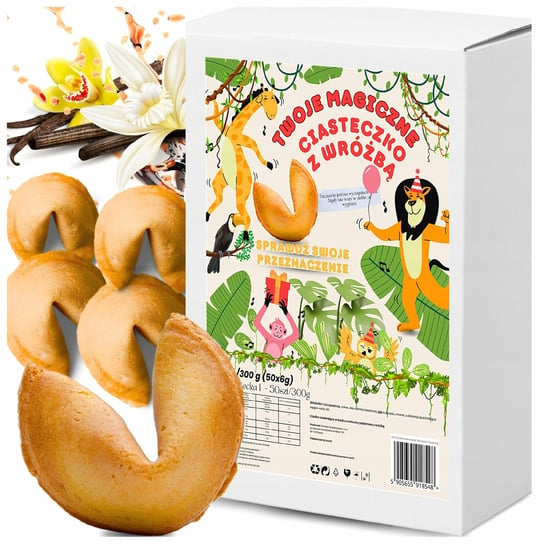 Ciasteczka z wróżbą na DZIEŃ DZIECKA PREZENT PODZIĘKOWANIE magiczne 50 szt D&D Fun Cookies