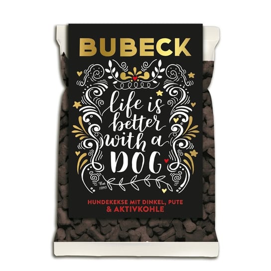 Ciastka dla psa Bubeck Black Craft z aktywnym węglem 210 g Bubeck