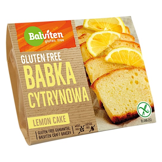 Ciasto Cytrynowe 220G Bezglutenowe Babka Cytrynowa BALVITEN