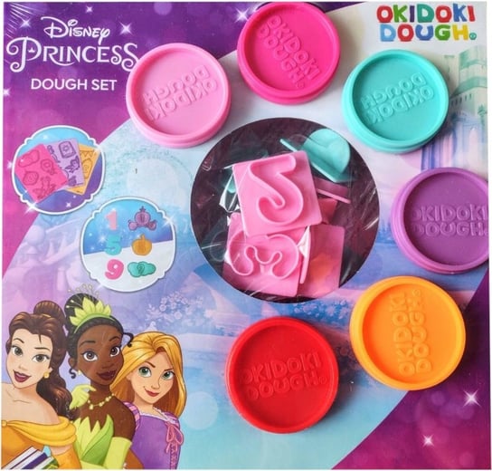 Ciastolina Okidoki Zestaw Disney Princess 4Kidz 4Kidz