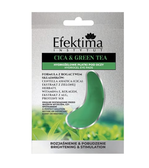 Cica & Green Tea Hydrożelowe Płatki Pod Oczy Efektima