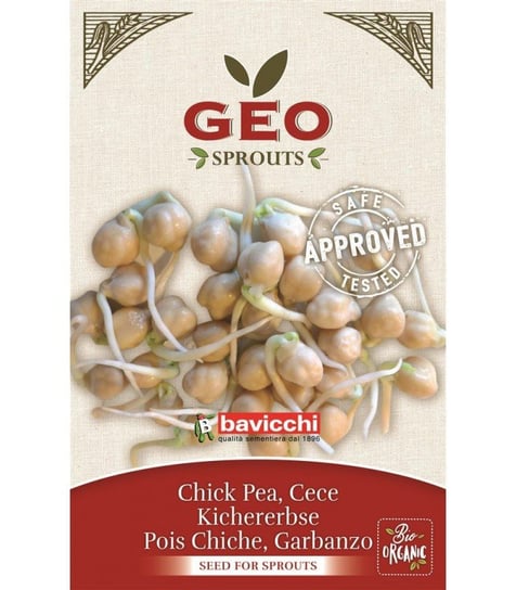Ciecierzyca - nasiona na kiełki GEO, certyfikowane, 90g, Bavicchi (ZCE0203) Bavicchi