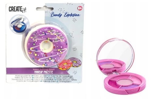 Cienie do powiek Donut Candy zestaw do makijażu dla dzieci Create it Inna marka