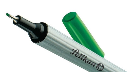 Cienkopis Fineliner 96 0,4mm kreślarski c. zielony PELIKAN - ciemnozielony Pelikan