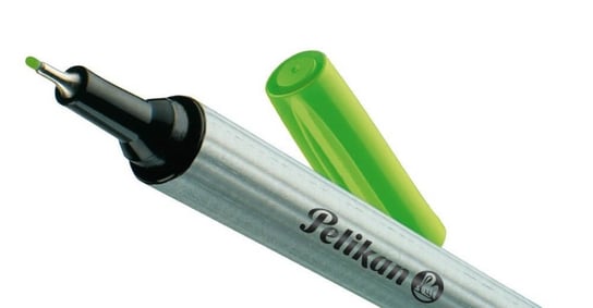 Cienkopis Fineliner 96 0,4mm kreślarski j. zielony PELIKAN - jasnozielony Pelikan