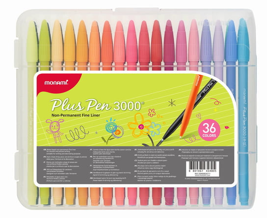 Cienkopis Plus Pen 3000 zestaw 36 kolorów Astra