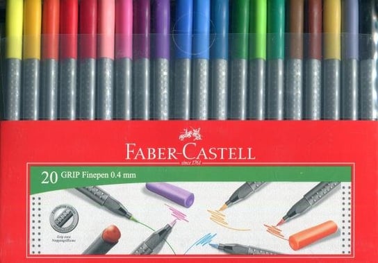 Cienkopisy Grip, 20 kolorów Faber-Castell