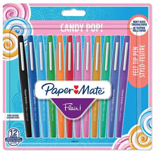 Cienkopisy PaperMate Flair Candy Pop 12 - 1985616 Paper Mate