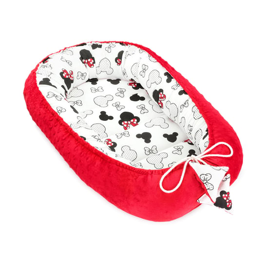 Ciepłe gniazdko niemowlęce 90x50 cm - przytulaśne gniazdko dla noworodka kokon zimowy/jesienny Myszka Totsy Baby