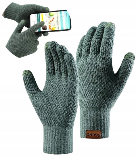 Ciepłe Rękawiczki Bawełna Męskie Damskie Dotyk Do Smartfonu Zima Ocieplane Edibazzar
