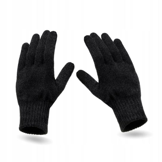 Ciepłe Rękawiczki Męskie Zimowe Uniwersalne Szare - Rkw-Men-Gdtx-Grafit NANDY