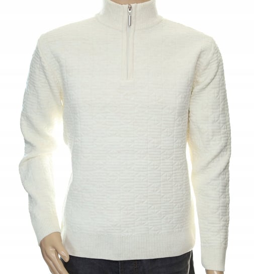 Ciepły sweter męski z wełny wełniany niegryzący półgolf ze stójką XL Inna marka