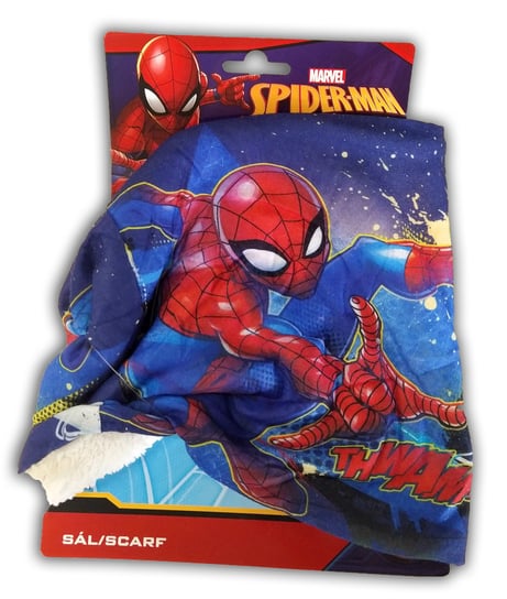 Ciepły Szalik Komin Dziecięcy Spiderman Marvel EplusM