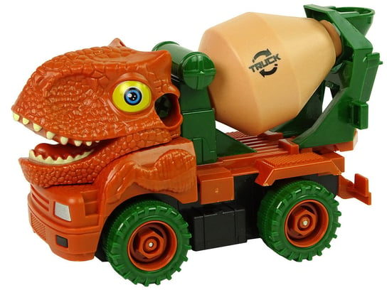 Ciężarówka Betoniarka Dinozaur Lean Toys