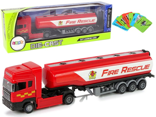 Ciężarówka Cysterna Czerwona S Lean Toys
