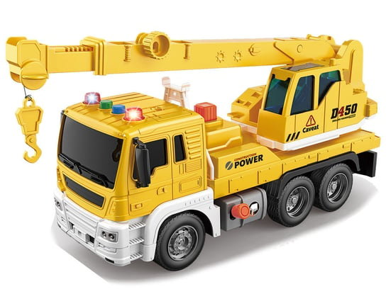 Ciężarówka Dźwig Budowa 1:16 Ż Lean Toys