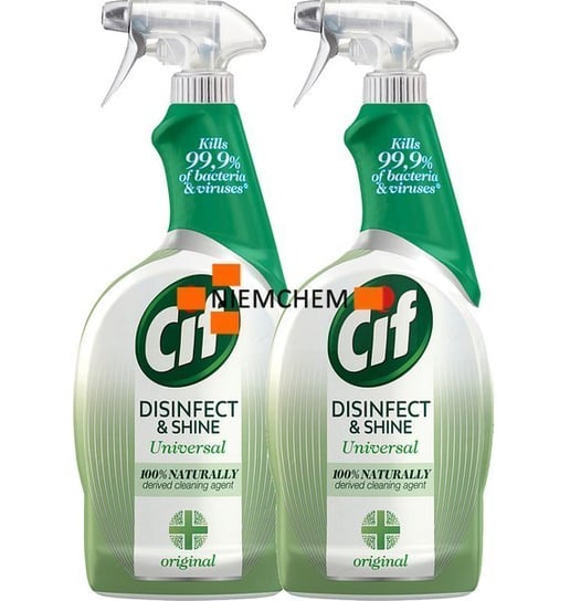 Cif Disinfect & Shine Original Spray Antybakteryjny 2 x 750ml CIF