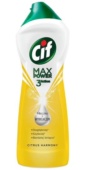 Cif, Mleczko wybielające, Max Power Citrus Harmony, 1001 g CIF