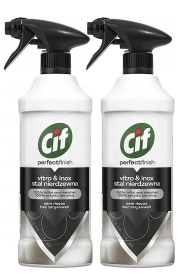 Cif Perfect Finish Spray Stal Nierdzewna 2 X 435Ml CIF