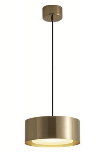 Cilindro P Gold - nowoczesna lampa wisząca LED złoty mosiądz Iluminar
