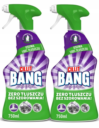Cillit Bang Power Cleaner Tłuszcz 2 X 750Ml Spray Reckitt Benckiser