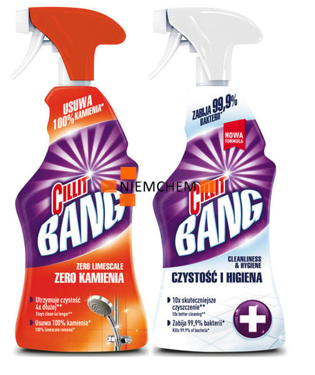 Cillit Bang Zero Kamienia Spray + Higiena i czystość 2x750ml Cillit Bang