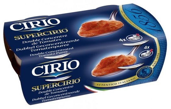 Cirio Podwójny Koncentrat Pomidorowy 4x70g Cirio